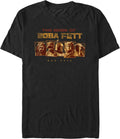Fifth Sun Book of Boba Fett New Characters Young Men's Short Sleeve Tee Shirt T-Shirt | US Viral Style