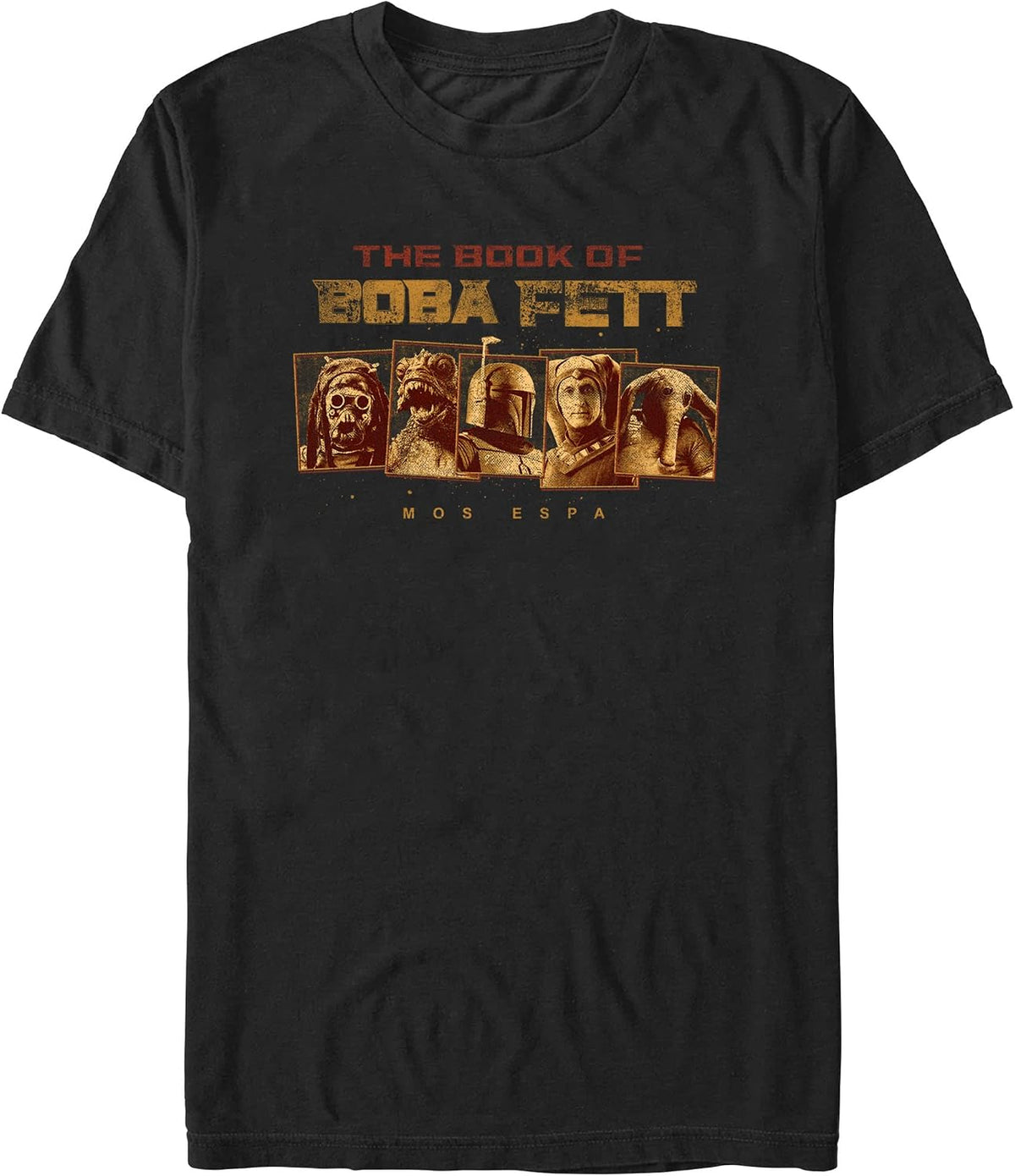 Fifth Sun Book of Boba Fett New Characters Young Men's Short Sleeve Tee Shirt T-Shirt | US Viral Style