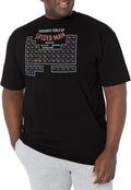 Marvel Big & Tall Classic Spider Man Periodic Men's Tops Short Sleeve Tee Shirt T-Shirt | Trending 2025