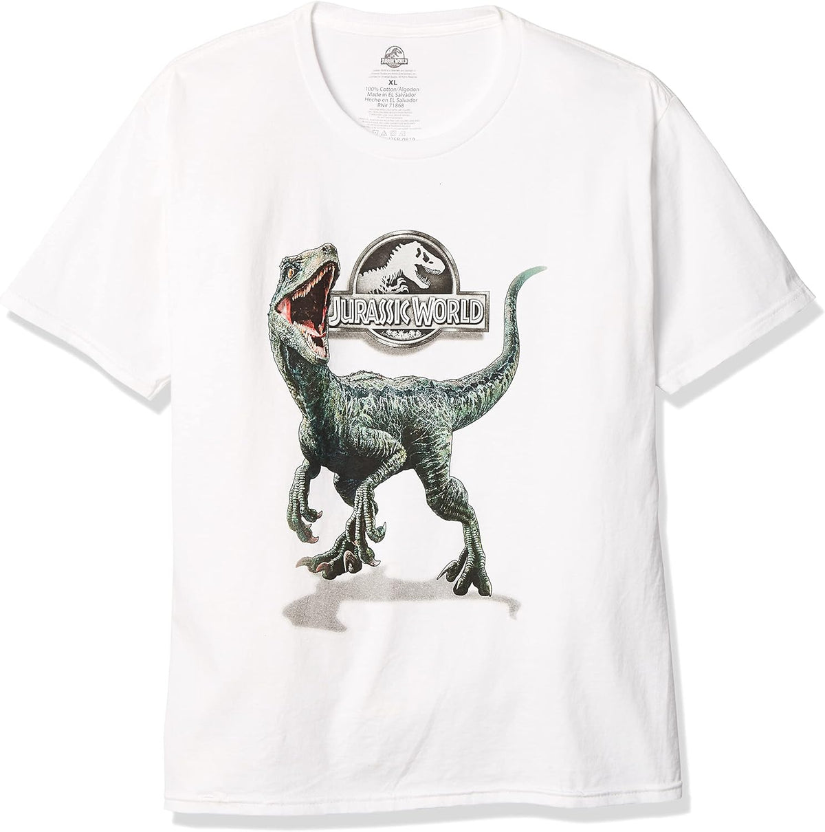 Jurassic World Boys 2 Blue Raptor Short Sleeve Apparel | Best Seller
