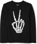 The Children's Place Kids' All Holiday Vibes Long Sleeve Graphic T-Shirts T-Shirt | Best Seller