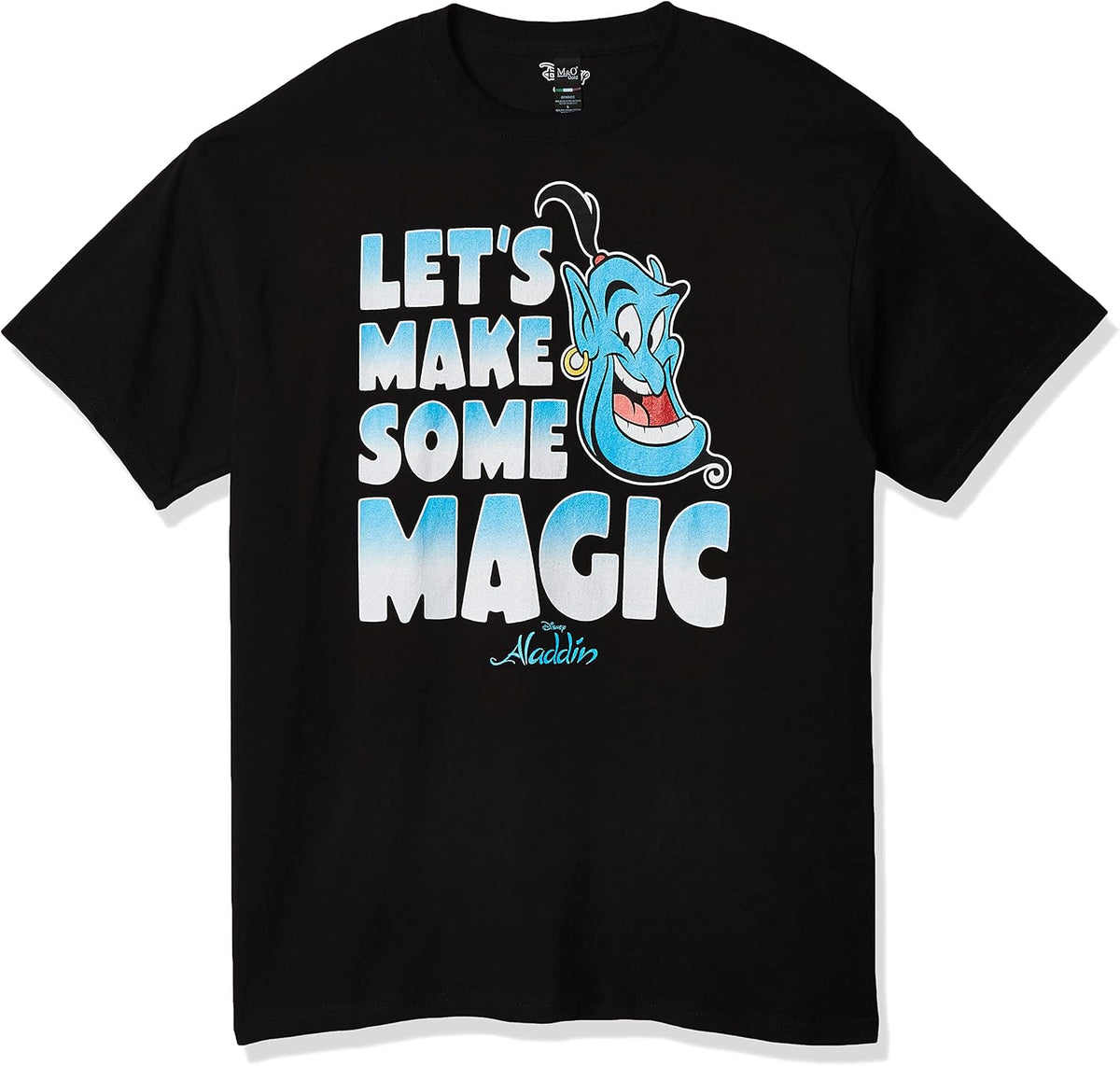 Disney Men's Aladdin Genie Let's Make Some Magic Graphic Apparel | Premium Quality