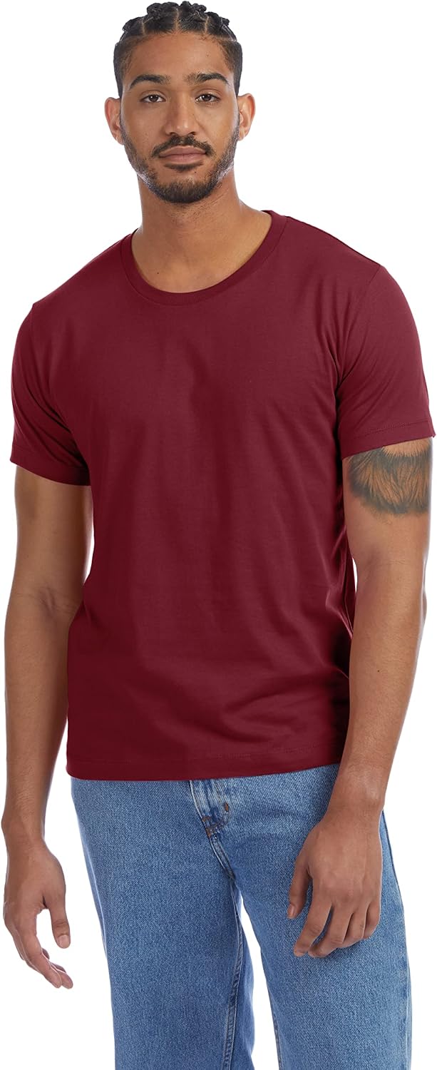 Alternative Men's T, Cool Blank Cotton Shirt, Short Sleeve Go-to Tee T-Shirt | Aesthetic Streetwear