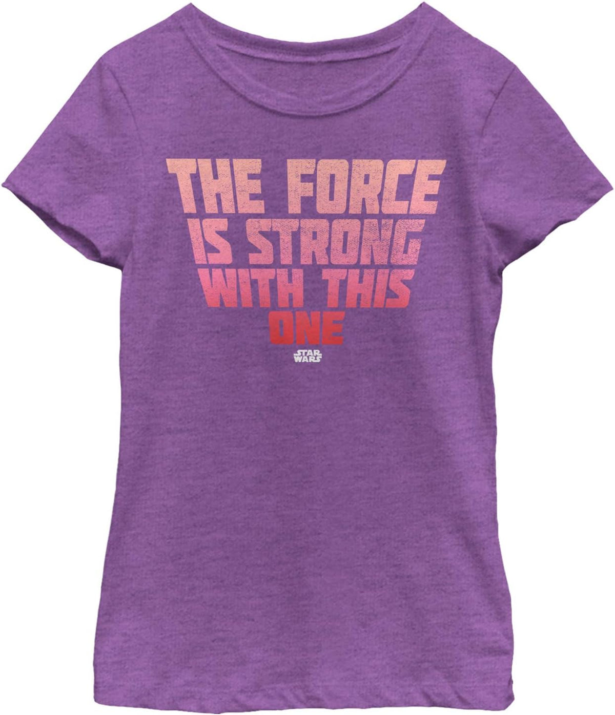 STAR WARS Girl's Force is Strong with This One Quote Apparel | Premium Quality