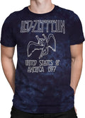 Liquid Blue Men's Led Zeppelin USA Tour '77 Apparel | Trending 2025
