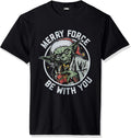 STAR WARS Officially Licensed Merry Force Men's Tee T-Shirt | US Viral Style