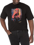 Marvel Big & Tall Spidey Smoke Men's Tops Short Sleeve Tee Shirt T-Shirt | Best Seller