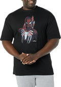 Marvel Big & Tall Spider-Man No Way Home Strange and Spiderman Men's Tops Short Sleeve Tee Shirt, Black, Large T-Shir...