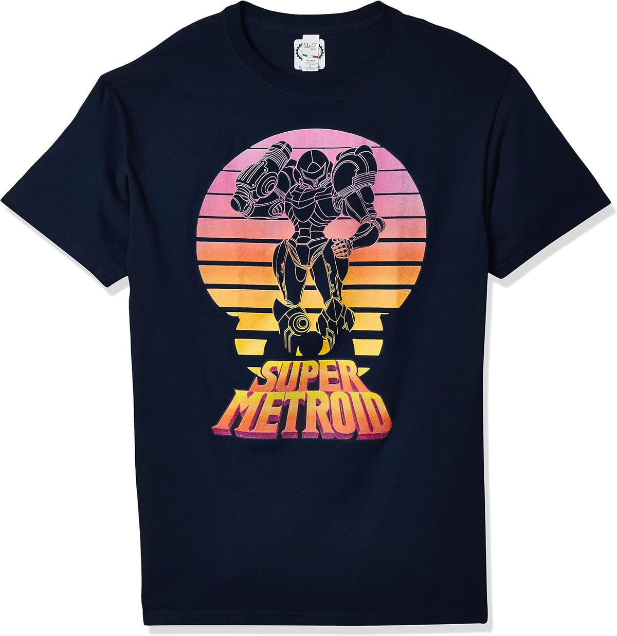 Nintendo Men's Super Metroid Samus Retro Sunset Apparel | US Viral Style