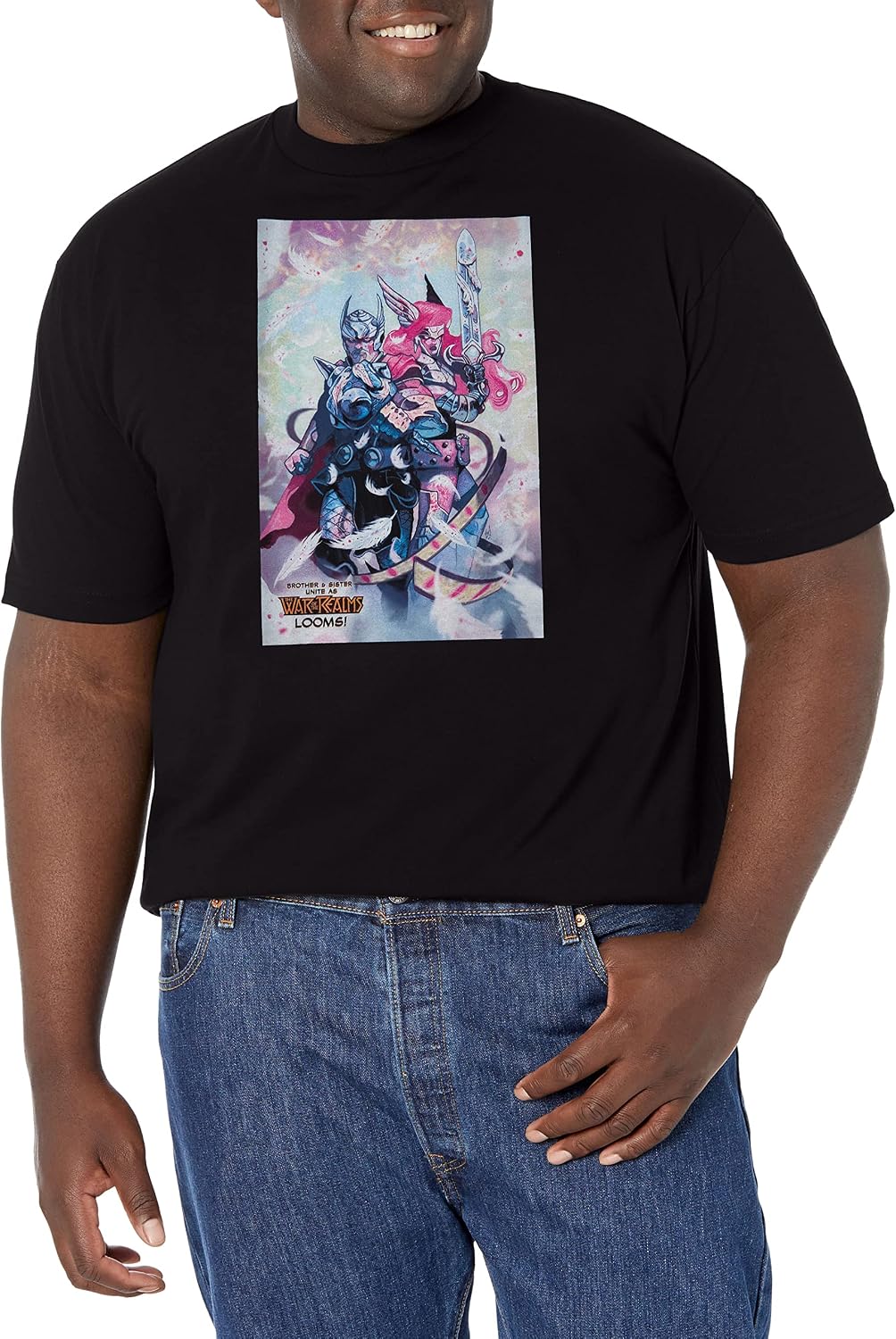 Marvel Big & Tall Classic Thor Dec18 Men's Tops Short Sleeve Tee Shirt T-Shirt | US Viral Style