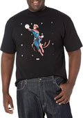 Marvel Big & Tall Classic Captain Shapes Men's Tops Short Sleeve Tee Shirt T-Shirt | Best Seller