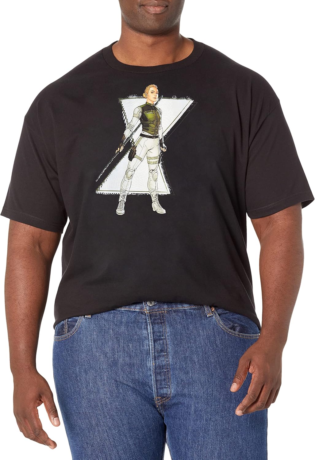 Marvel Big & Tall Comic Yelena Men's Tops Short Sleeve Tee Shirt T-Shirt | Trending 2025