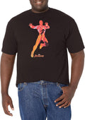 Marvel Big & Tall Games Iron Man Scene Men's Tops Short Sleeve Tee Shirt T-Shirt | Premium Quality
