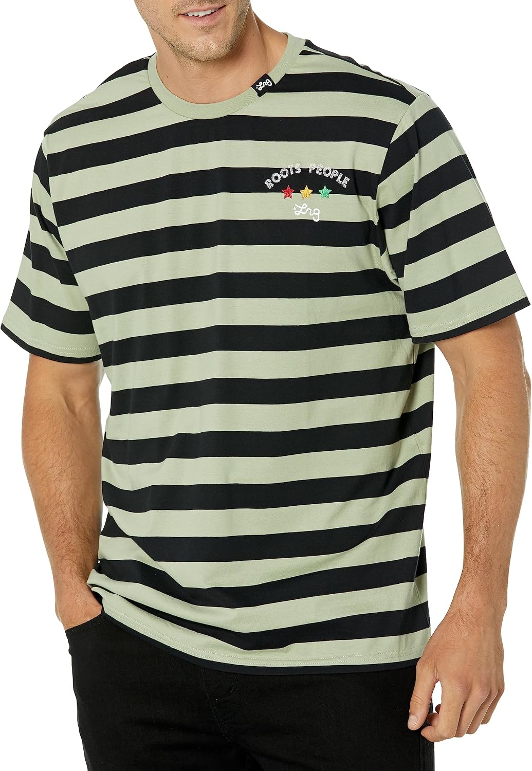 LRG Lifted Research Group Men's Knit Tee Shirt T-Shirt | Trending 2025