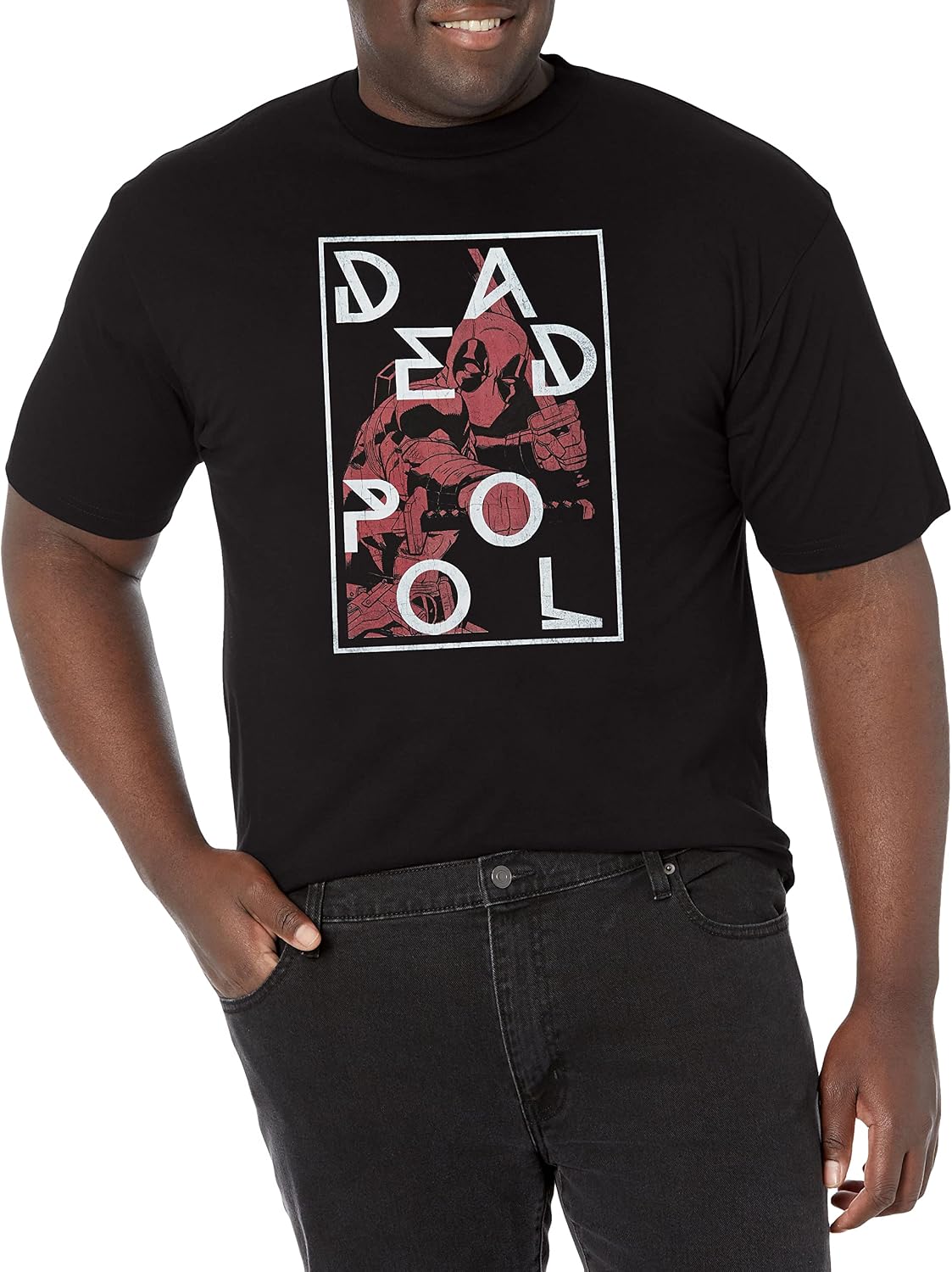 Marvel Big & Tall Classic Deadstreet Men's Tops Short Sleeve Tee Shirt T-Shirt | Premium Quality