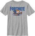 Fifth Sun Kids' Fortnite Cat Pancakes Boys Short Sleeve Tee Shirt T-Shirt | Trending 2025