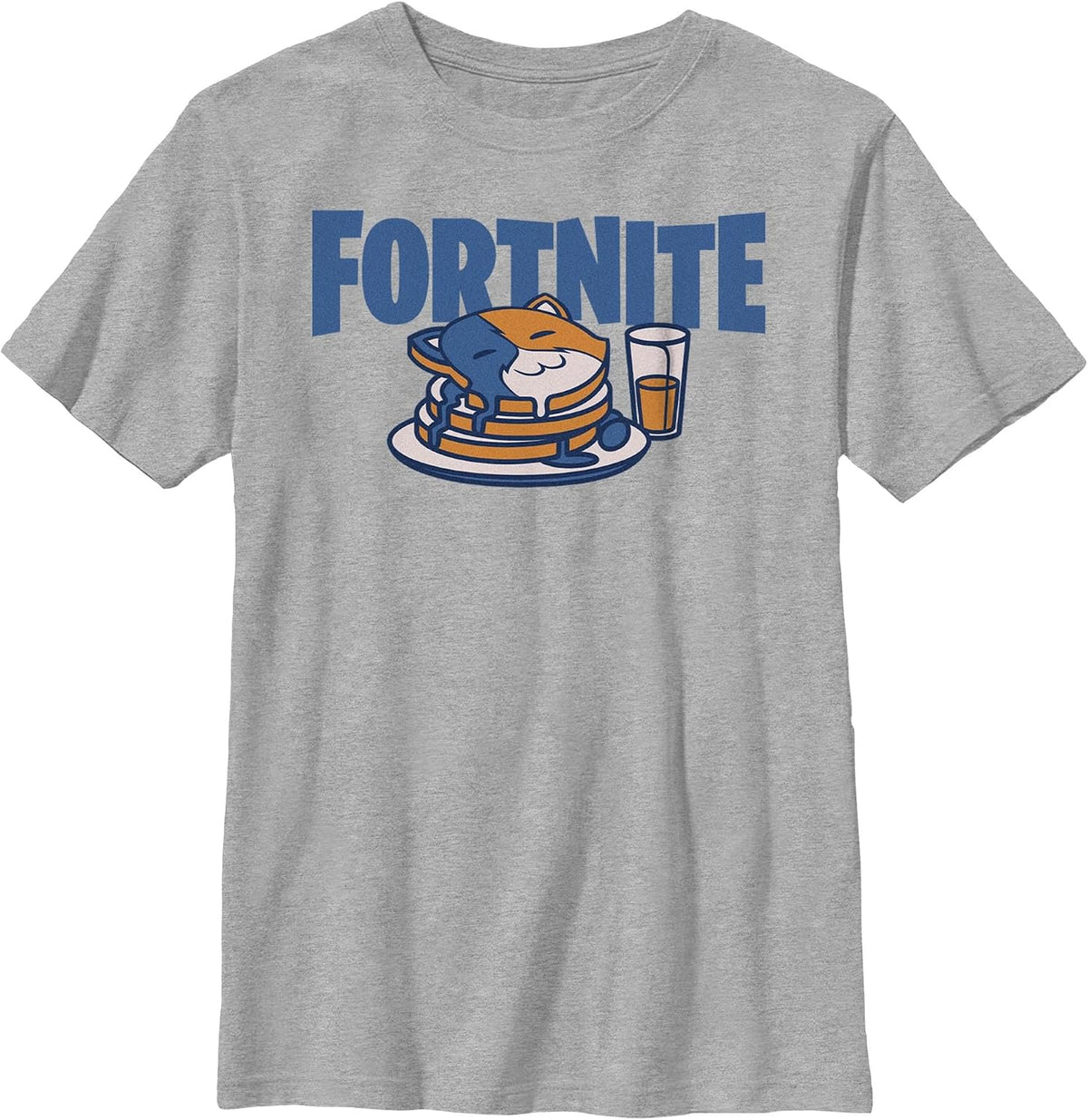 Fifth Sun Kids' Fortnite Cat Pancakes Boys Short Sleeve Tee Shirt T-Shirt | Trending 2025