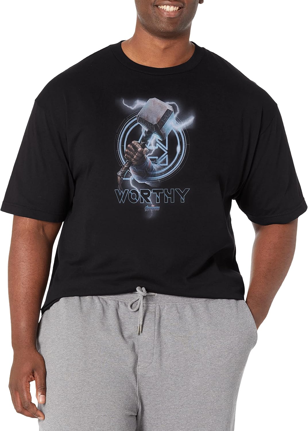 Marvel Big & Tall Cap Worthy Men's Tops Short Sleeve Tee Shirt T-Shirt | US Viral Style