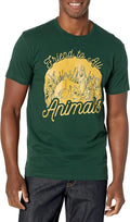 Disney Bambi Friend to Animals Young Men's Short Sleeve Tee Shirt T-Shirt | Aesthetic Streetwear