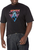 Marvel Big & Tall Classic Neon Storm Men's Tops Short Sleeve Tee Shirt, Black, 4X-Large T-Shirt | Premium Quality