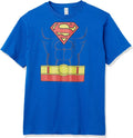 Fifth Sun Kids' Superman Super Costume Boy's Premium Solid Crew Tee T-Shirt | Best Seller