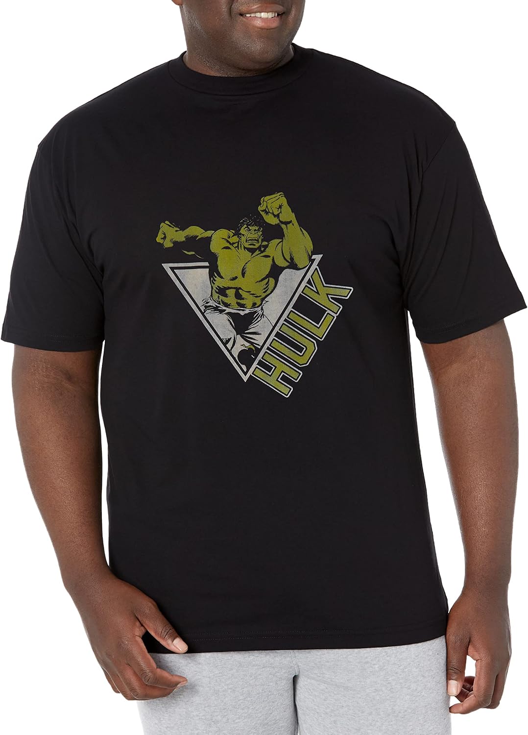 Marvel Big & Tall Classic Hulk Power Men's Tops Short Sleeve Tee Shirt T-Shirt | Best Seller