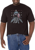 Marvel Big & Tall Winter Falcon Soldier Teamed Men's Tops Short Sleeve Tee Shirt, Black, 4X-Large T-Shirt | Aesthetic...