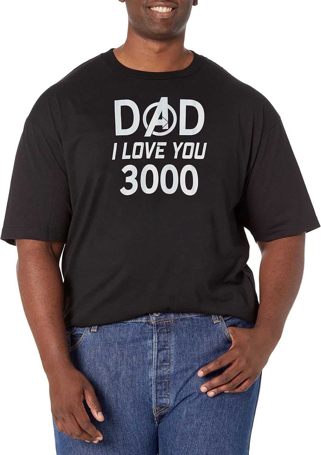 Marvel Big & Tall Dad 3000 Men's Tops Short Sleeve Tee Shirt T-Shirt | Premium Quality