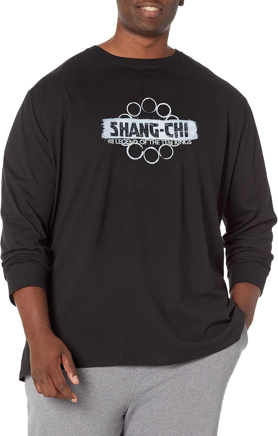 Marvel Big & Tall Shang-chi Logo Men's Tops Short Sleeve Tee Shirt T-Shirt | Premium Quality