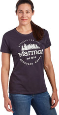 MARMOT Women's Logo T-Shirts - Printed Graphic on Cotton Tee T-Shirt | Premium Quality