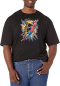 Marvel Big & Tall Exploding Spider Men's Tops Short Sleeve Tee Shirt T-Shirt | US Viral Style