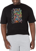 Marvel Big & Tall Comics Retro Odd Class Men's Tops Short Sleeve Tee Shirt, Black, Large T-Shirt | Best Seller