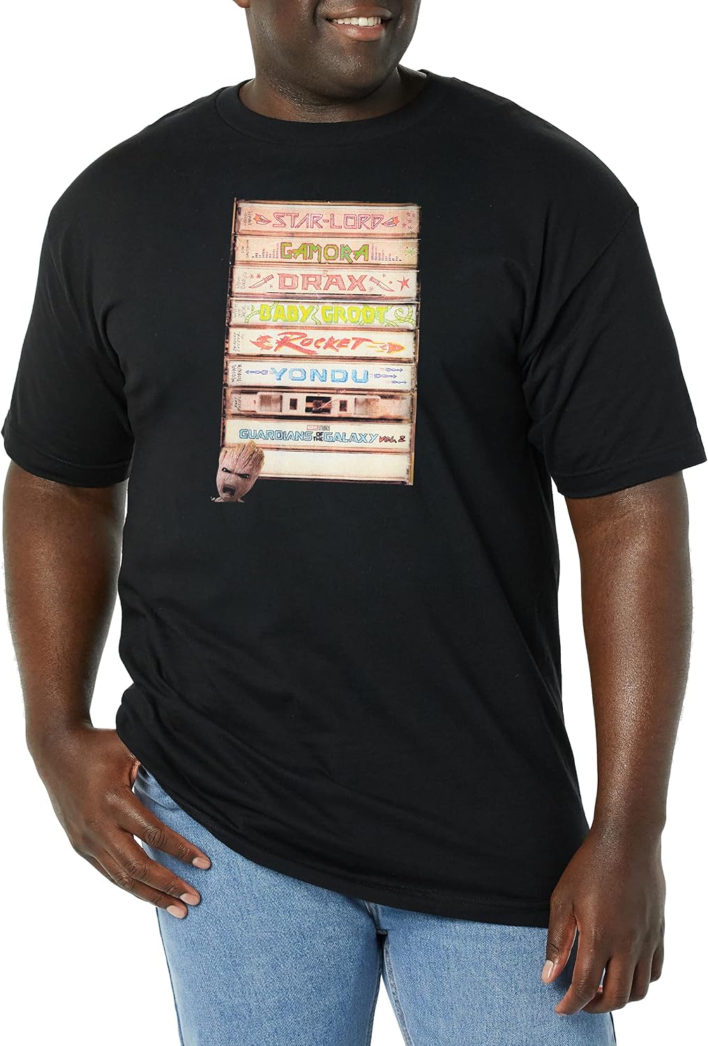 Marvel Big & Tall Groots Men's Tops Short Sleeve Tee Shirt T-Shirt | Trending 2025