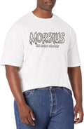 Marvel Big & Tall Universe Morbius Monster Men's Tops Short Sleeve Tee Shirt, White, X-Large T-Shirt | Premium Quality
