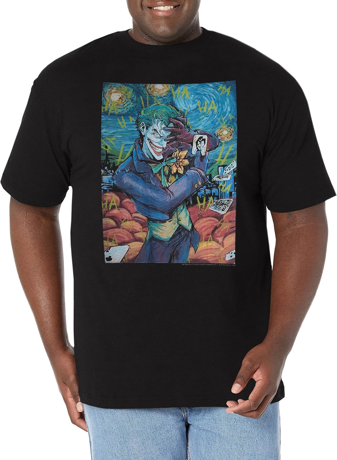 WARNER BROS Men's Joker Starry Apparel | Premium Quality