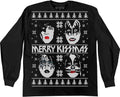 Liquid Blue Unisex-Adult Standard Men's Kiss Merry Kissmas Tie Dye Long Sleeve Apparel | Best Seller