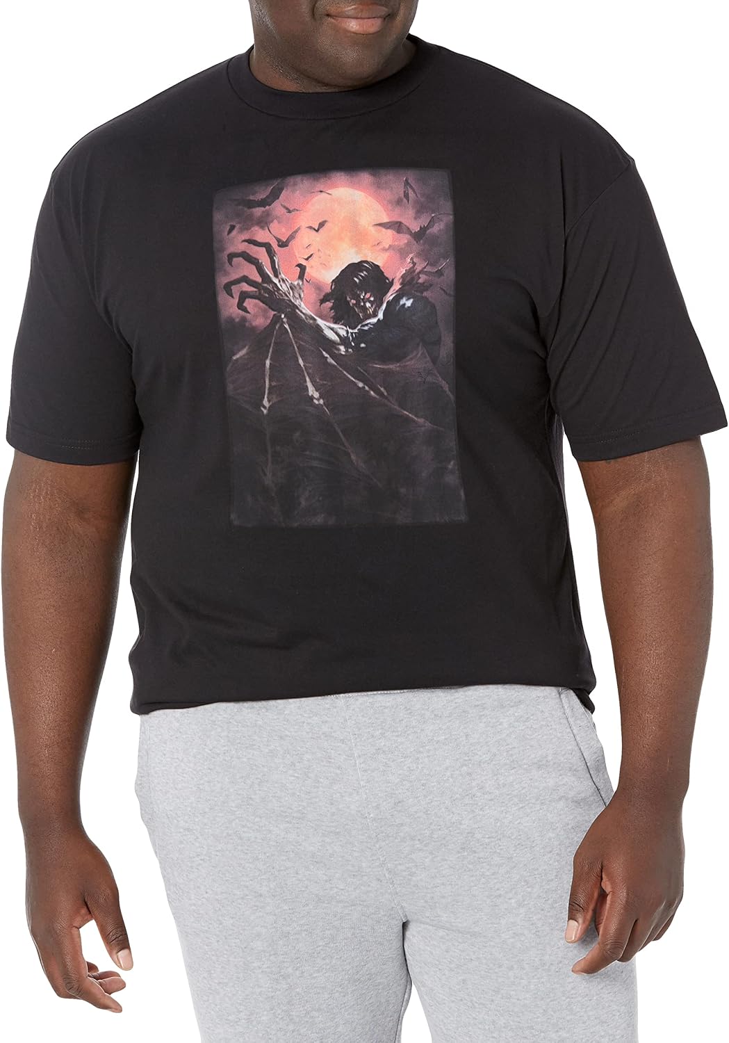 Marvel Big & Tall Universe Painted Morbius Men's Tops Short Sleeve Tee Shirt T-Shirt | Premium Quality