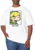 Nintendo Her Hero Men's Tall Tops Short Sleeve Tee Shirt White T-Shirt | Trending 2025