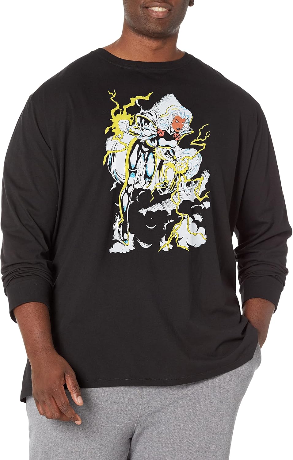 Marvel Big & Tall Classic Stormin Men's Tops Short Sleeve Tee Shirt T-Shirt | Aesthetic Streetwear