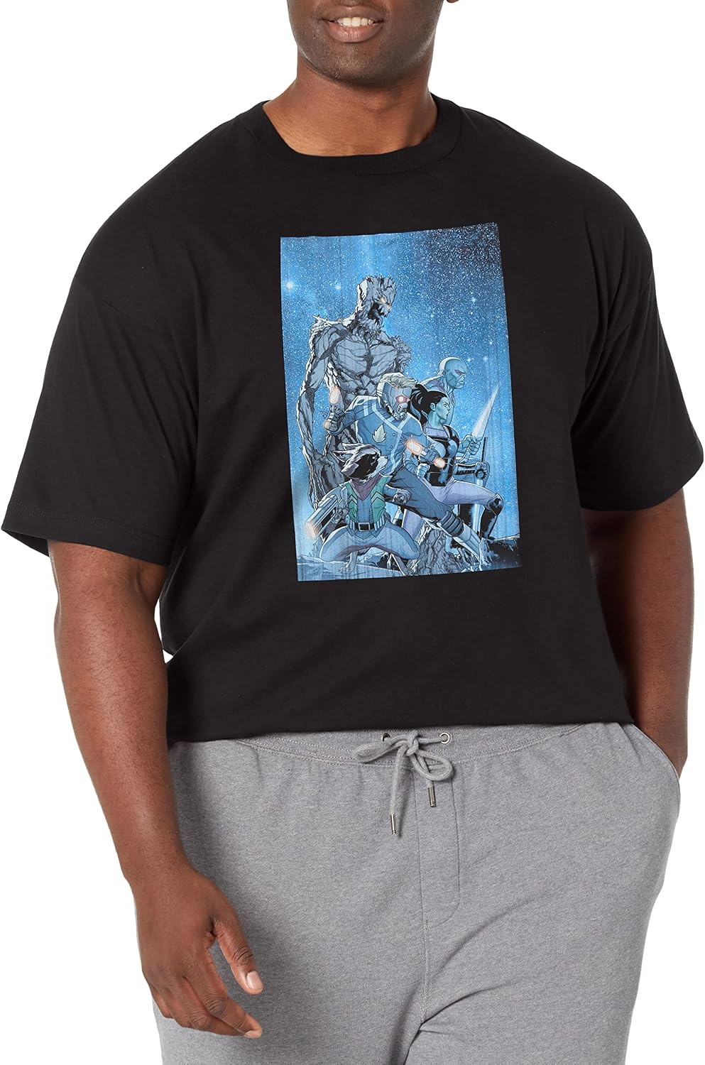 Marvel Big & Tall Classic Groot Dec18 Men's Tops Short Sleeve Tee Shirt T-Shirt | Premium Quality