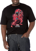 Marvel Big & Tall Classic Ml Deadpool Men's Tops Short Sleeve Tee Shirt T-Shirt | Premium Quality