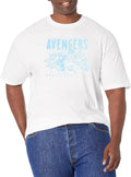 Marvel Big & Tall Classic The Avengers Men's Tops Short Sleeve Tee Shirt T-Shirt | US Viral Style