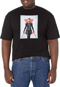 Marvel Big & Tall Black Widow Melina Poster Men's Tops Short Sleeve Tee Shirt T-Shirt | Trending 2025
