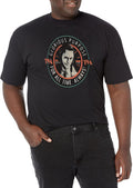 Marvel Big & Tall Loki Circle Stamp Men's Tops Short Sleeve Tee Shirt, Black, XX-Large T-Shirt | Premium Quality