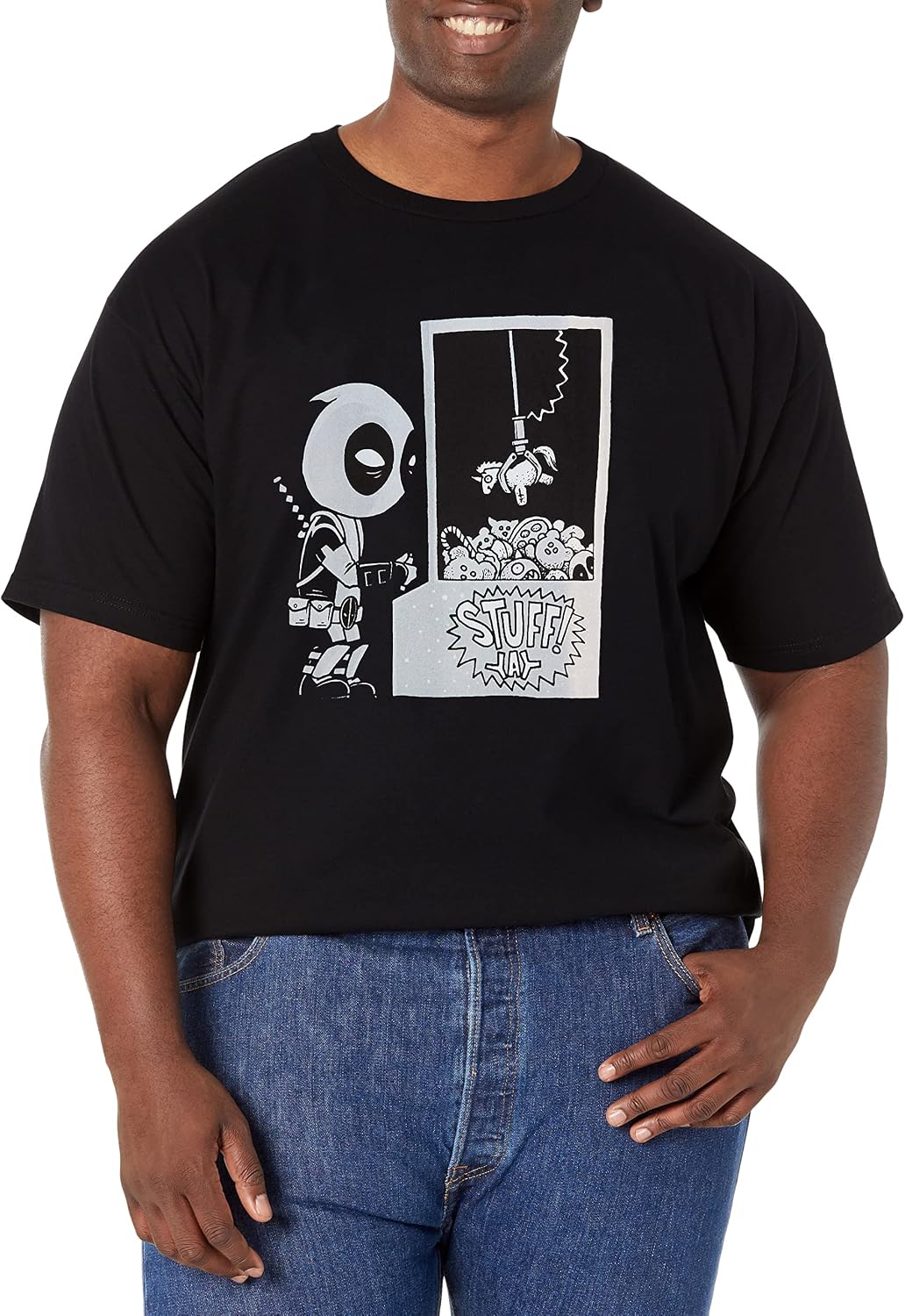 Marvel Big & Tall Classic Claw Men's Tops Short Sleeve Tee Shirt T-Shirt | Aesthetic Streetwear