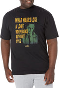 Marvel Big & Tall Lady Loki Men's Tops Short Sleeve Tee Shirt T-Shirt | Premium Quality