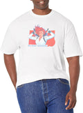 Marvel Big & Tall Ready Widow Men's Tops Short Sleeve Tee Shirt, White, 4X-Large T-Shirt | Premium Quality