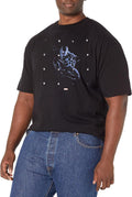 Marvel Big & Tall Classic Panther Shapes Men's Tops Short Sleeve Tee Shirt, Black, 4X-Large T-Shirt | Aesthetic Stree...