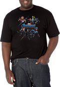 Marvel Big & Tall Heros Logo Men's Tops Short Sleeve Tee Shirt T-Shirt | US Viral Style