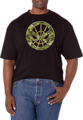 Marvel Big & Tall Comics Retro Camo Spider-Man Men's Tops Short Sleeve Tee Shirt T-Shirt | Premium Quality